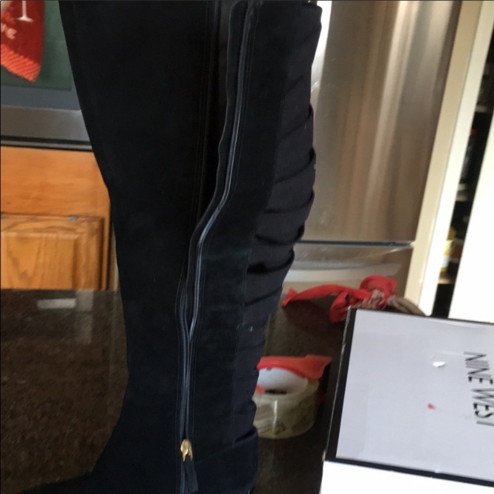 New Nine West eltynn over knee suede boots - Picture 5 of 11